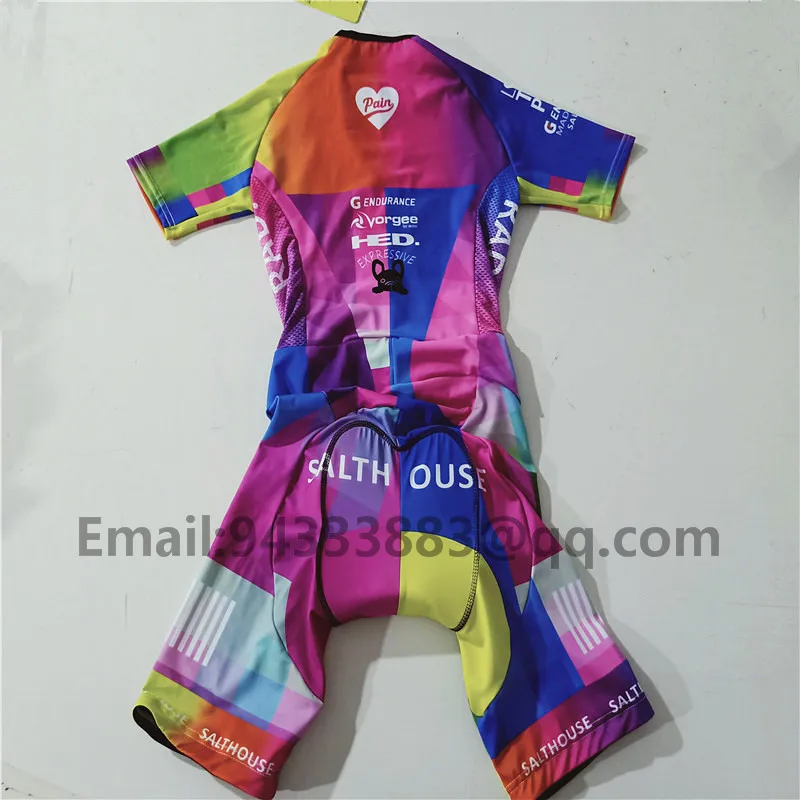 Kafitt Велоспорт skinsuit летний женский короткий рукав сексуальный купальник ropa ciclismo mujer bicicleta триатлон костюм Велосипедное снаряжение