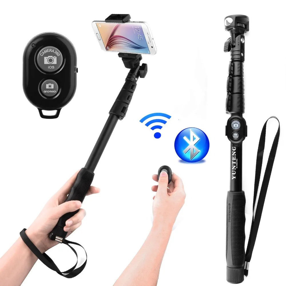 Bluetooth камера затвора + штатив оригинальный YUNTENG18 50 &quotАвтопортрет селфи палка