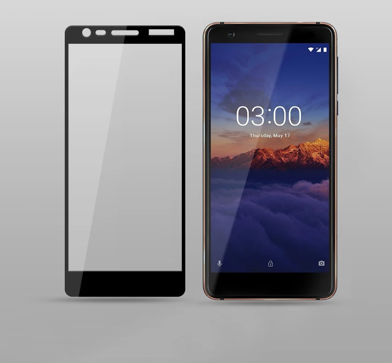 Закаленное 3d стекло для Nokia 3 1 2 шт. полноэкранная Защитная пленка TA 1049 1057 1063 1070 1074