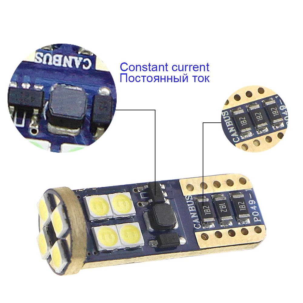 KEIN 2 шт. 168 194 t10 led 3030 12SMD Canbus Error Free w5w светодиодные лампочки сбоку пульт