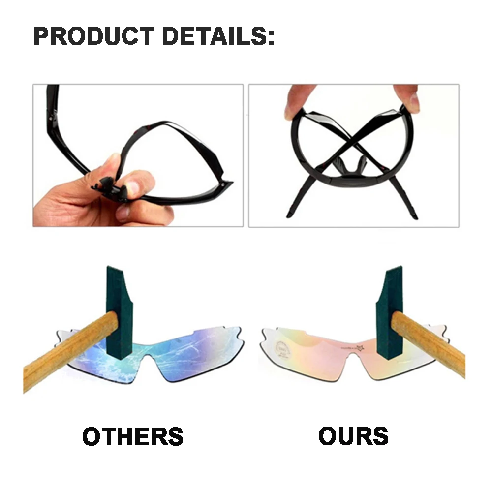 Cycling Sunglasses Sports Glasses Men UV400 for Bicycle Windproof Eyewear Bike Motorcycle | Спорт и развлечения