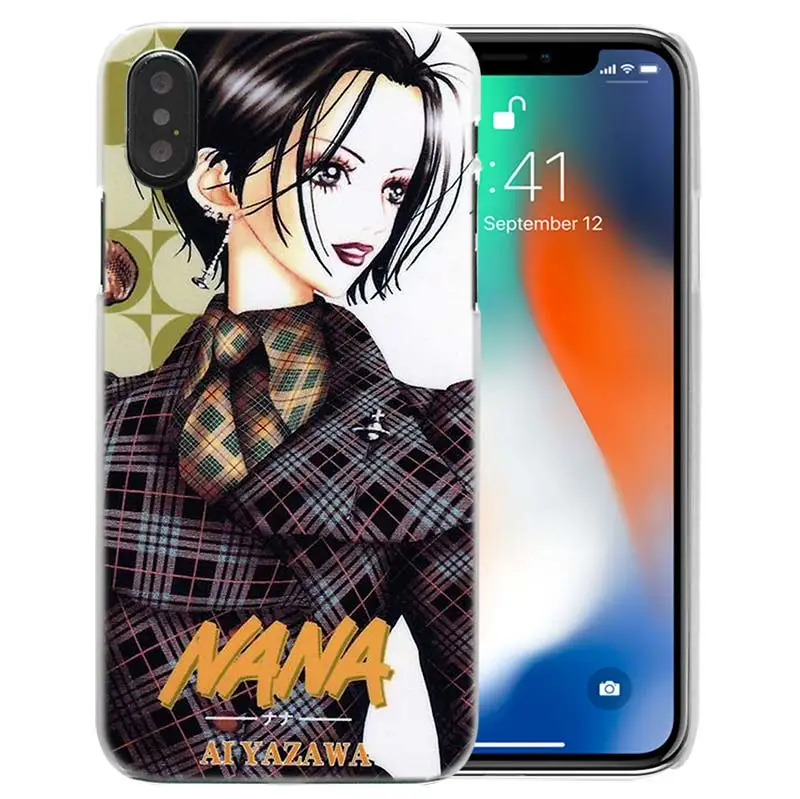 15 Чехол Nana аниме для iPhone XS Max XR X или 10 6 6S 7 7S 8 Plus 5S SE 5 4S 4 5C Жесткий пластиковый прозрачный PC Coque Capa чехол для телефона - Цвет: 15