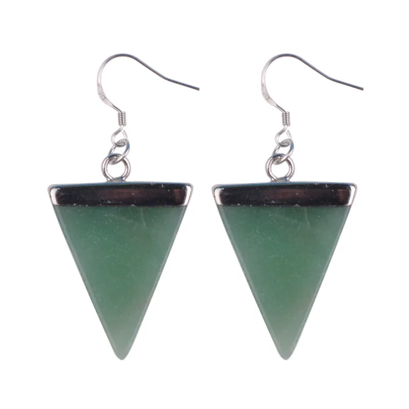 2018 летние модные женские серьги-капли из натурального камня винтажные