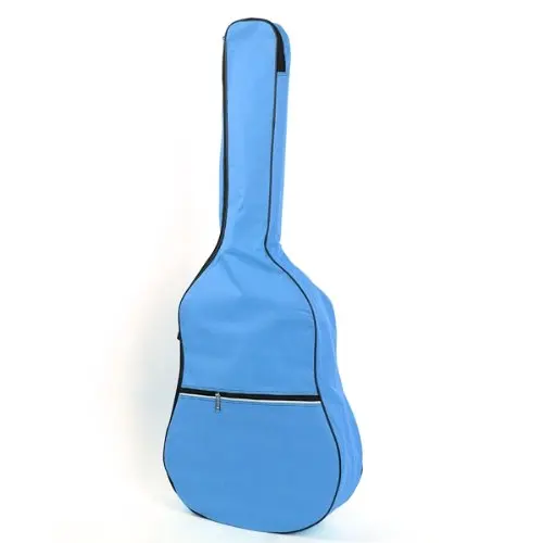 Чехол Gig Bag с мягкой подкладкой для фолк гитары 39 40 41 дюймов небесно голубой|Сумки
