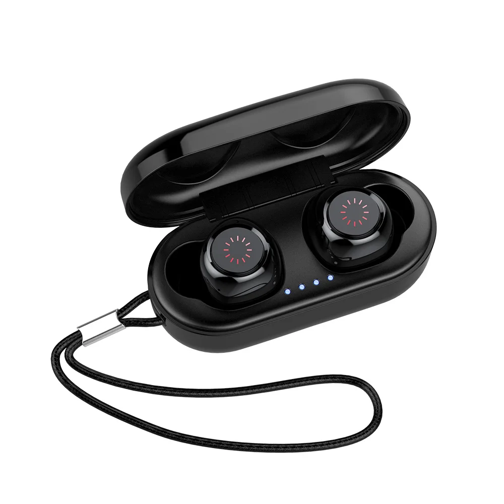Беспроводные Bluetooth наушники Yinyoo Q65 V5.0 TWS с шумоподавлением спортивные