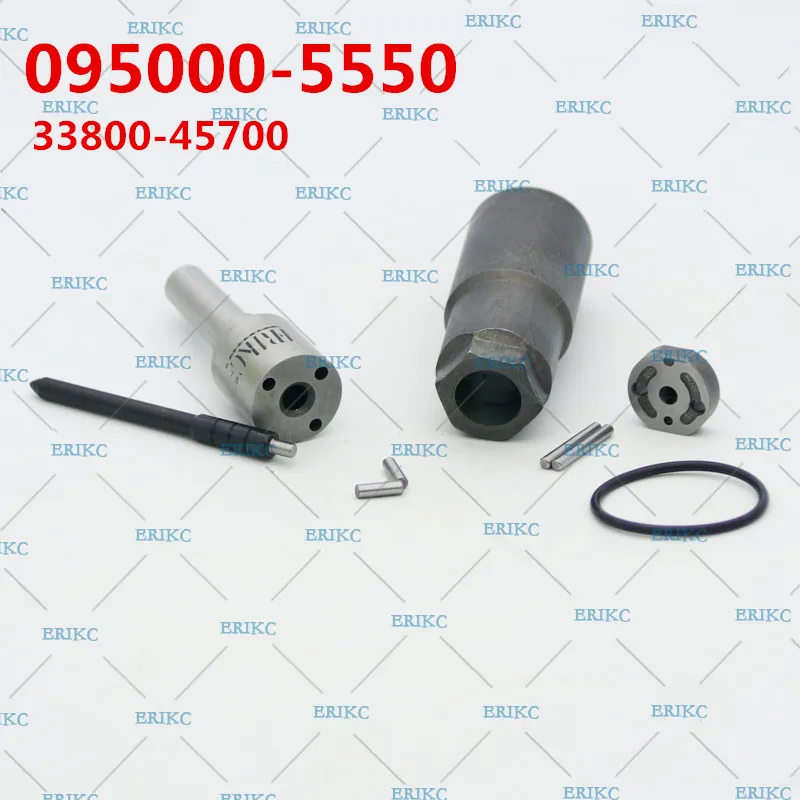ERIKC 33800 45700 топливные инжекторы 095000 5550 комплекты для ремонта сопла DLLA150P866 пластина