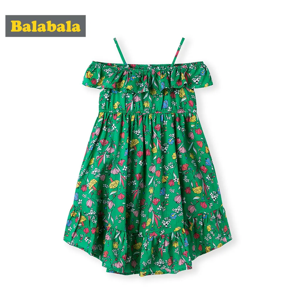 Одежда BalabalaChildren платье с цветочным рисунком для девочек на лето новинка 2019