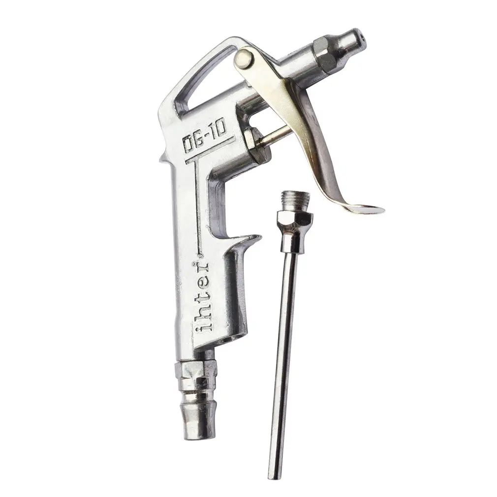 Air Blow Gun Pistol Trigger Cleaner Compressor Dust Blower 8inch Nozzle Cleaning Tool for Portable Supplies | Инструменты