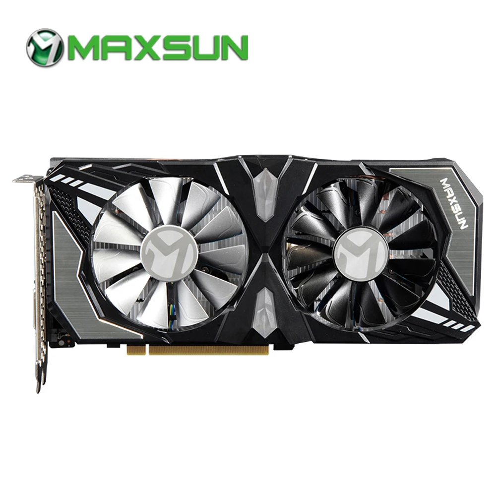 MAXSUN GTX 1660 Терминатор 6G 192bit NVIDIA GDDR5 8000 МГц 1530 1785 HDMI + DP DVI Настольный графическая