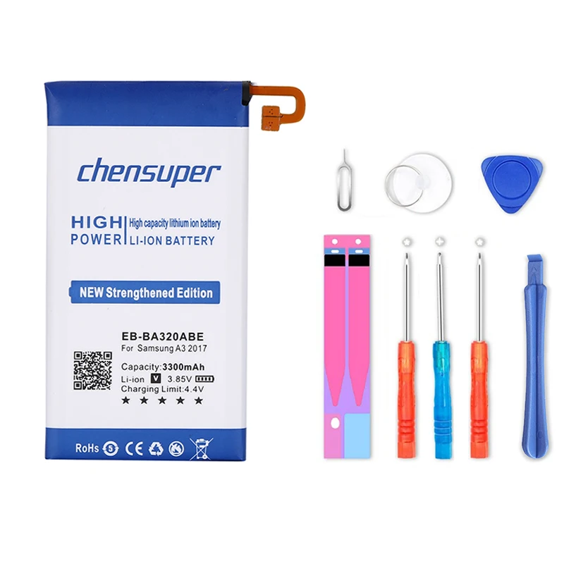 chensuper 3300 мАч EB-BA320ABE Батарея для Samsung Galaxy A3 A320F SC-04J SGH-N417 A320 A320FL A320Y