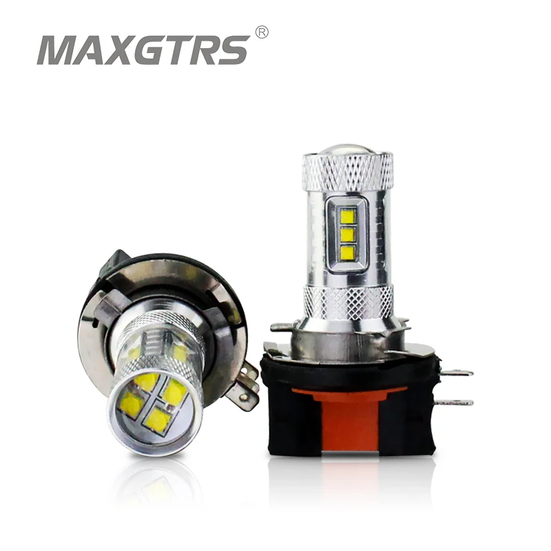 2X H15 CREE Chip 80 Вт Автомобильные дневные ходовые огни DRL сменная противотуманная фара