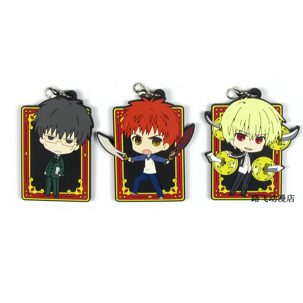 Fate/stay Night emiya Kuzuki Souichirou Gilgamesh фигурка аниме модель резиновый брелок кулон подарок