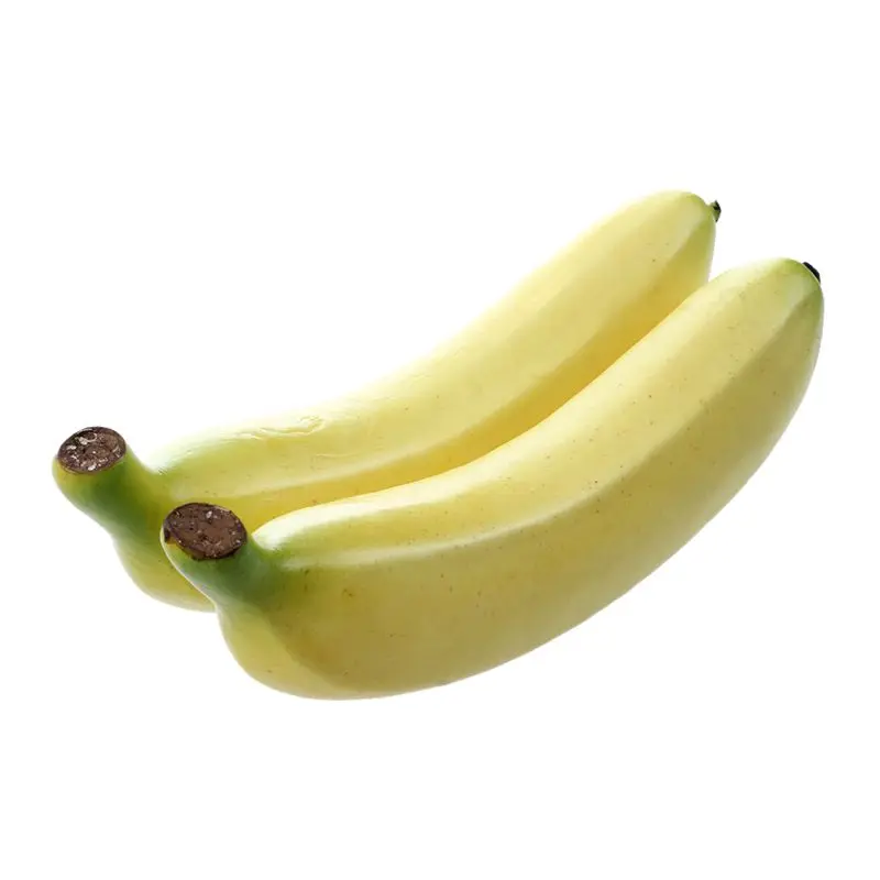 Two Large Artificial Bananas Decorative Fruit