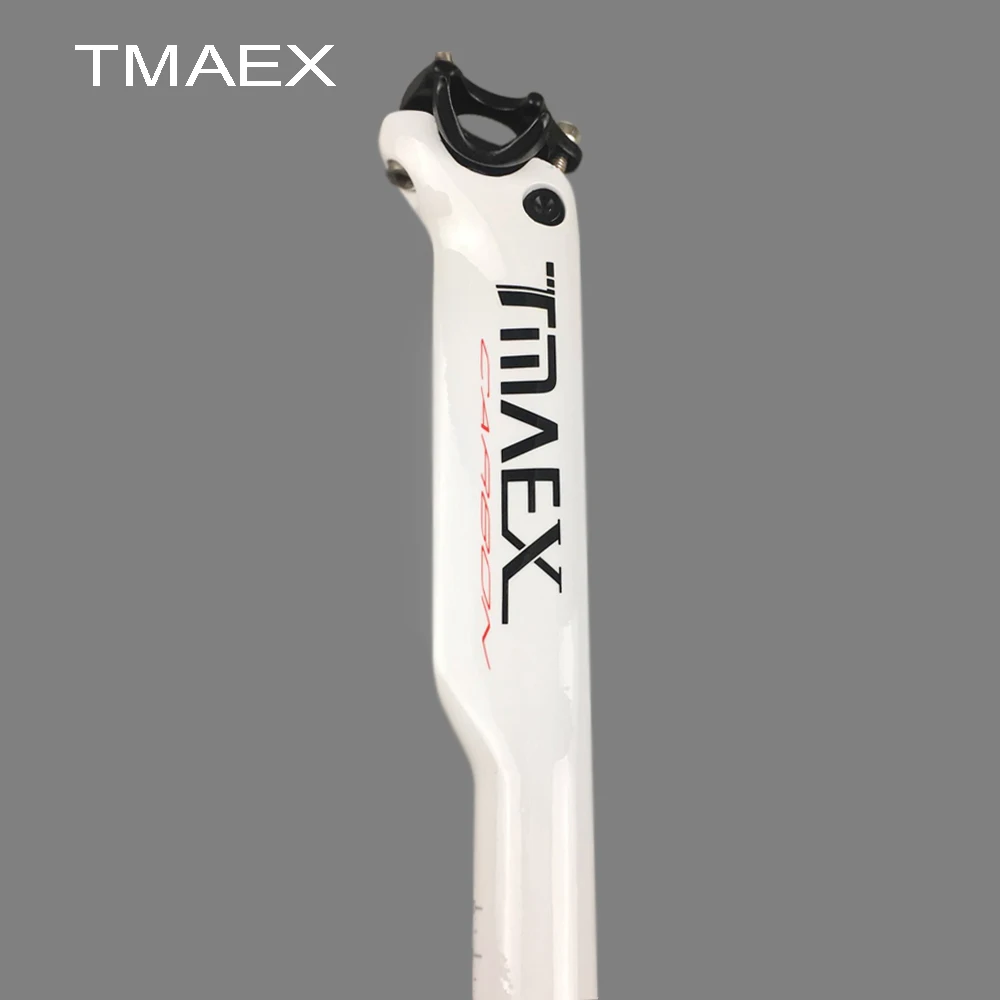 TMAEX полностью углеродный Подседельный штырь для шоссейного велосипеда запчасти