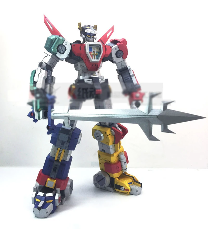 Супер Сплав Лев Voltron Soul Beast King GoLion трансформация бумажный Робот Модель фигурка