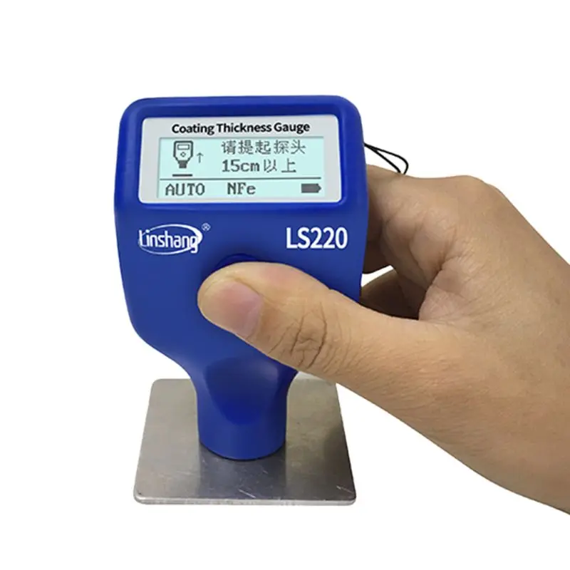 Тестер толщины покрытия краски 0 2000um 0.1um Fe NFe датчик датчика LS220 для