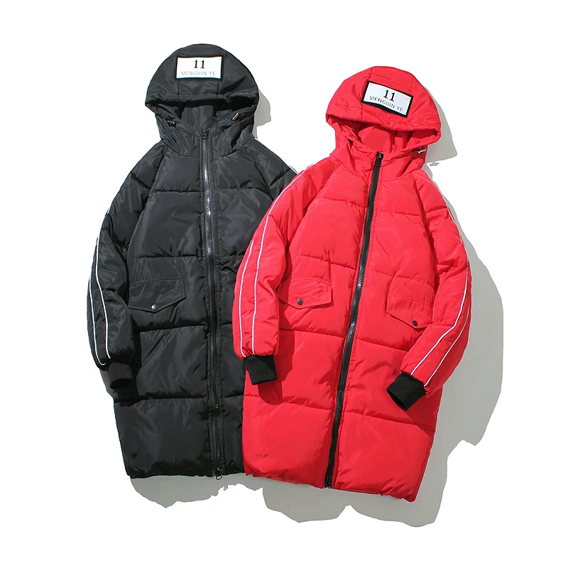 

Hooded Winter Jacket Men Long Parka Jacket Thick Hat Parka Coat Women Quilted Teen Couple Clothes Big Size 4XL 5XL 8081