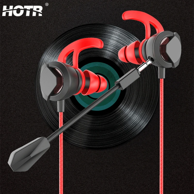 Игровые наушники с длинными микрофон HiFi Качество звука удобный наушник Ушные