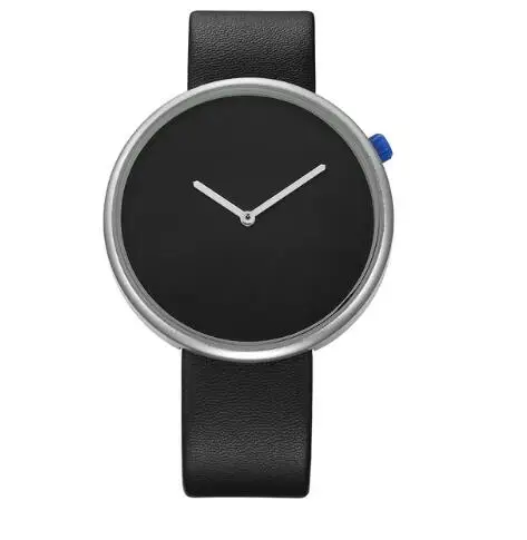 New Arrival Minimalist Style Wild Fashion Watches Men Women Sport Casual Quartz Wristwatch Soft Leather Strap Neutral Watch gift | Наручные