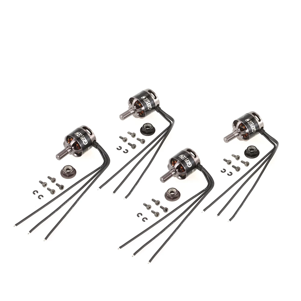 4 шт. GR1408 3500KV бесщеточный двигатель 4S высокой мощности для 130 мм FPV гоночный Дрон RC