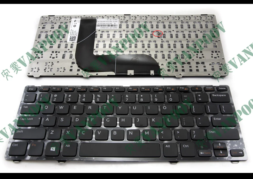 Новая клавиатура для ноутбуков Dell Inspiron 14Z 5423 14z (5423) 1618L (13Z)5323 13Z 5323 V3360 P31G P35G черная
