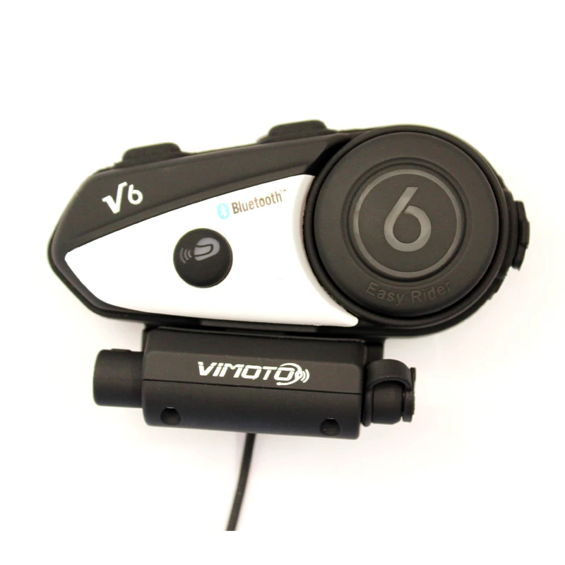 Гарнитура Vimoto V6 BT для мотоциклетного шлема Интерком одновременно пара 2