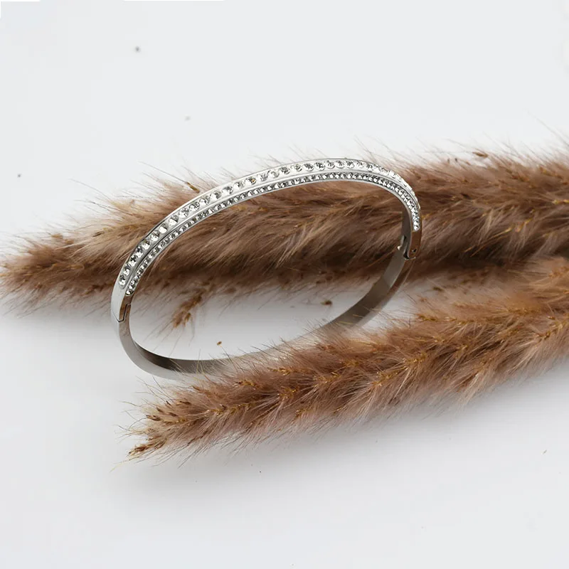 2019 новый роскошный ювелирный браслет со стразами браслеты из нержавеющей стали