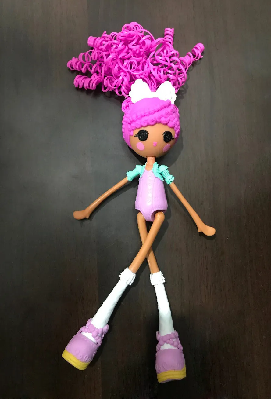defect pink Около 22-25 см Lalaloopsy девушки без одежды подарок на день рождения платье кукла - Цвет: defect pink