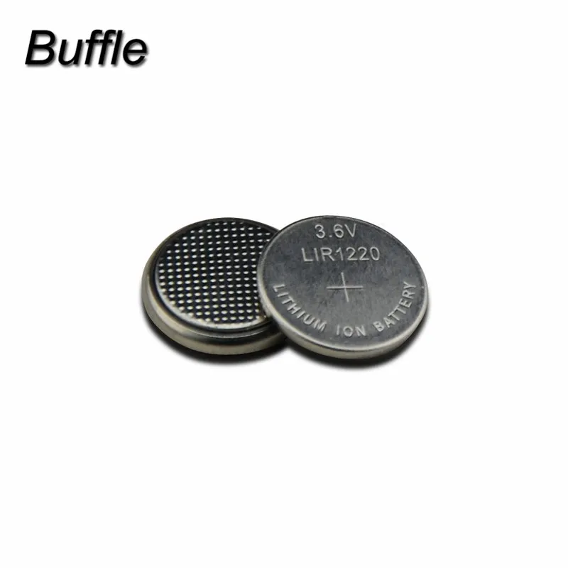

2pcs/Lot LIR1220 3.6V Genuine Rechargeable Coin Cell Patch Transposon New Original Lithium-ion Button Battery Factory Price