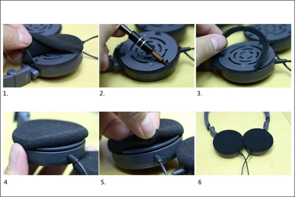 Сменная Губка, амбушюры для наушников Sennheiser PX90 для AKG K420 K420P K402 K403 K412, наушники высокого качества, амбушюры 1,24