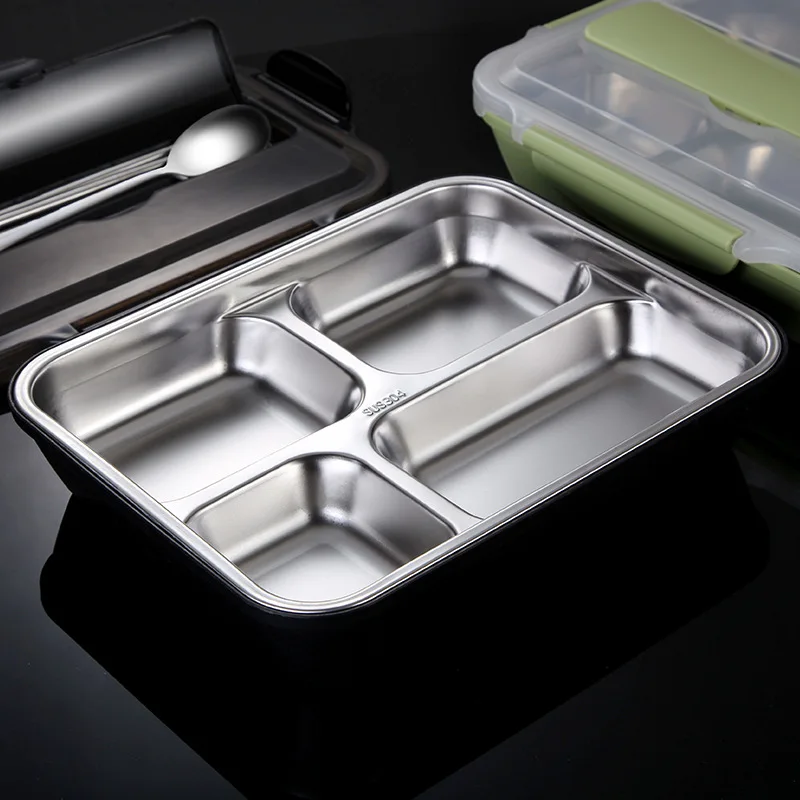 Герметичная коробка для завтрака UPORS контейнеры еды с отделениями Детская