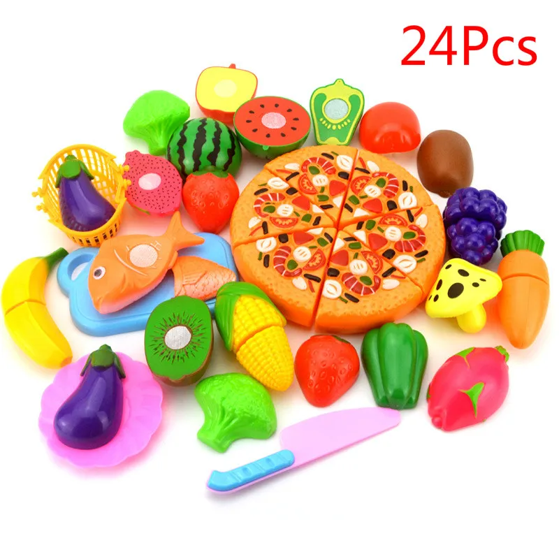2021 Brand New Plastic Fruit Vegetables Cutting Toy Early Development and Education for Baby | Игрушки и хобби