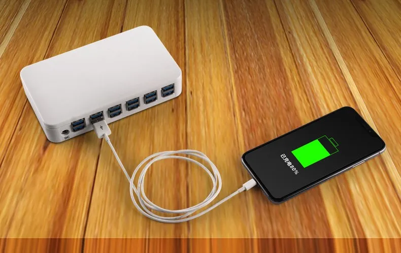 Портативное зарядное устройство с несколькими USB портами миниатюрная зарядная