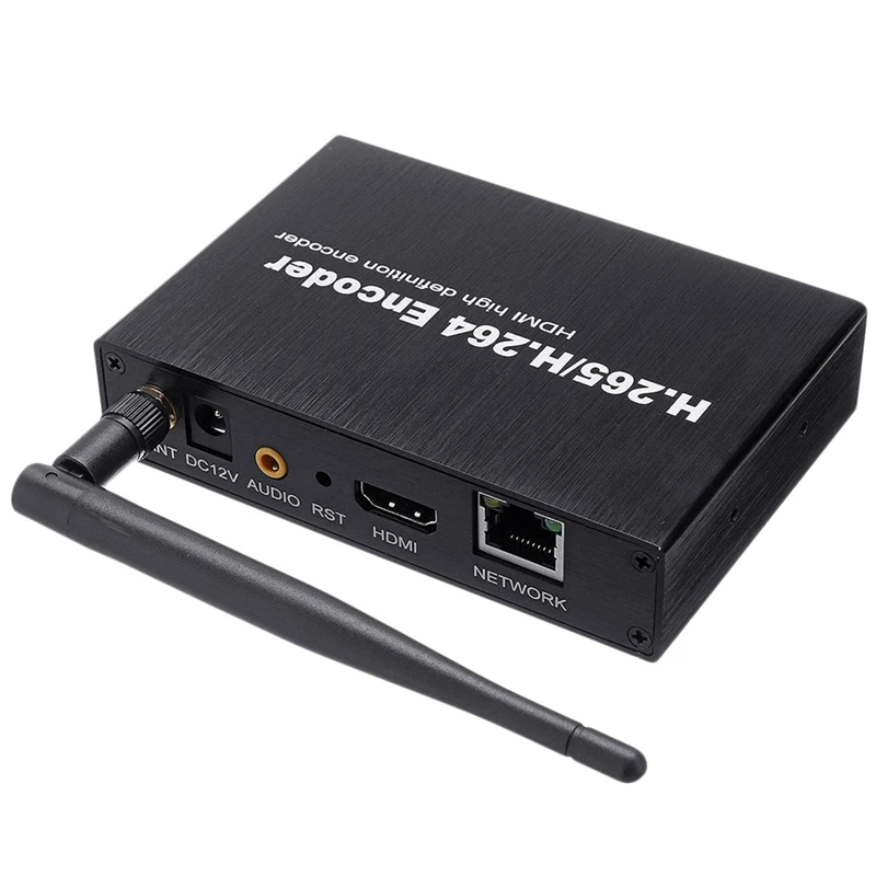 H.265 H.264 Hdmi Video Audio Wifi Encoder Iptvs Rtsp Rtmp Onvif H265 For Live Streaming Broadcast Eu Plug |