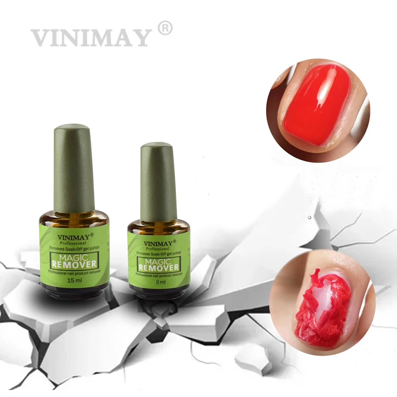 

VINIMAY Burst Magic Remove UV Gel Nail Polish Magic Remover Soak off Nail Art Primer Acrylic Clean Degreaser For Nail Lacquer