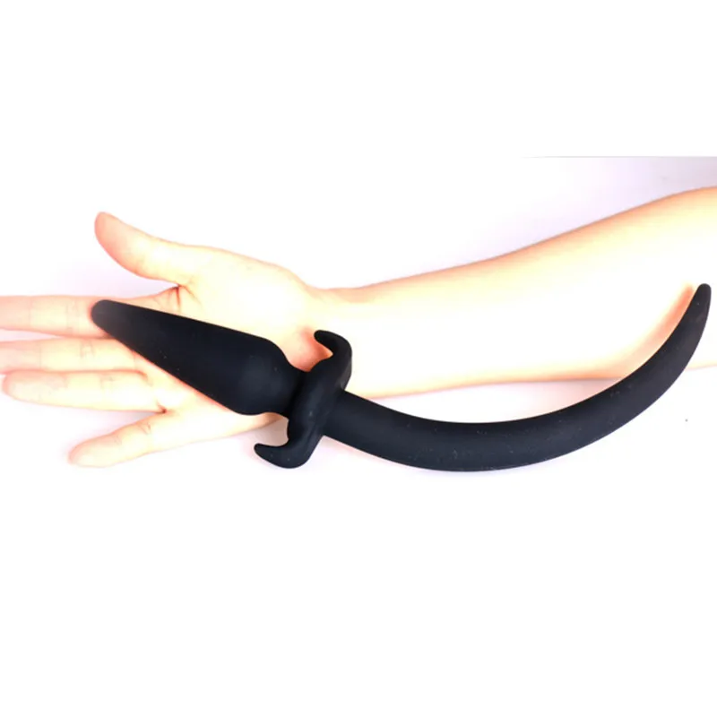 Silicone Dog Tail Anal Butt Plug Sex Toys For Women Men Anus Bead Massage Masturbation Couples Flirting Game Adult Products | Красота и