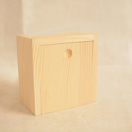 Vintage Simple Plain Wooden Necklace Jewelry Small Gadgets Storage Box Case | Украшения и аксессуары