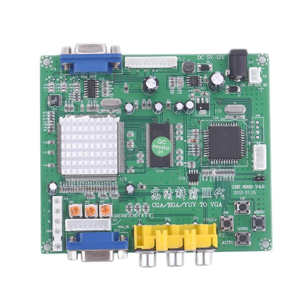 Новейшая аркадная игра высокой четкости CGA/EGA/RGBS/RGBHV/YUV/ypbpr vga HD плата конвертер