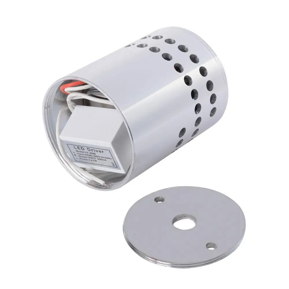 3 Вт спиральное светодиодное настенное бра потолочные светильники дорожка