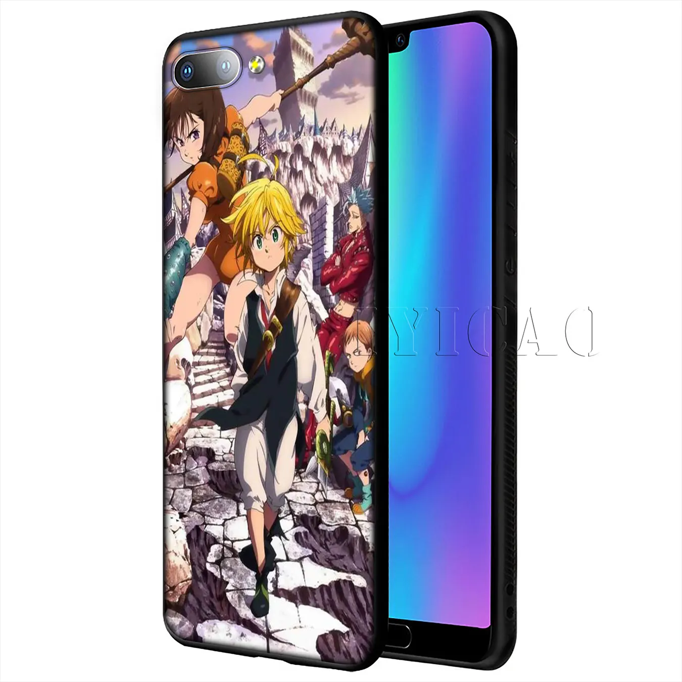 Мягкий силиконовый чехол IYICAO для Huawei Y9 Y7 Y6 Prime 2019 Honor 20 8C 8X8 9 9X10 Lite 7C 7X 7A Pro |