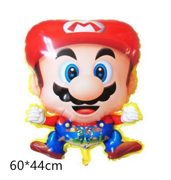 balloon 1pcs Супер Марио тема посуда счастливая предродительная Вечеринка День Рождения украшения салфетки набор посуды тарелки чашки события Посуда Стекло - Цвет: balloon 1pcs
