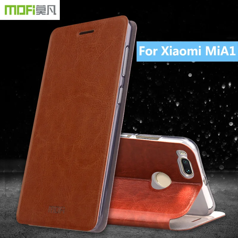 Чехол для Xiaomi Mi A1 MiA1 Оригинальный Роскошный кожаный флип чехол серии MOFi Rui 5X Mi5X