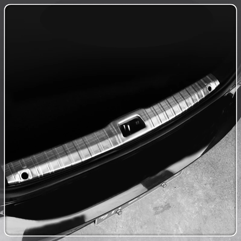Автомобильный Стайлинг для Volvo S90 2017 2019 защитная пластина заднего бампера отделка
