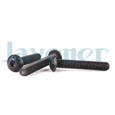 

20PCS M5 M6 Carbon Steel Hex Socket Button Head Cap Screws Round Screw Bolt