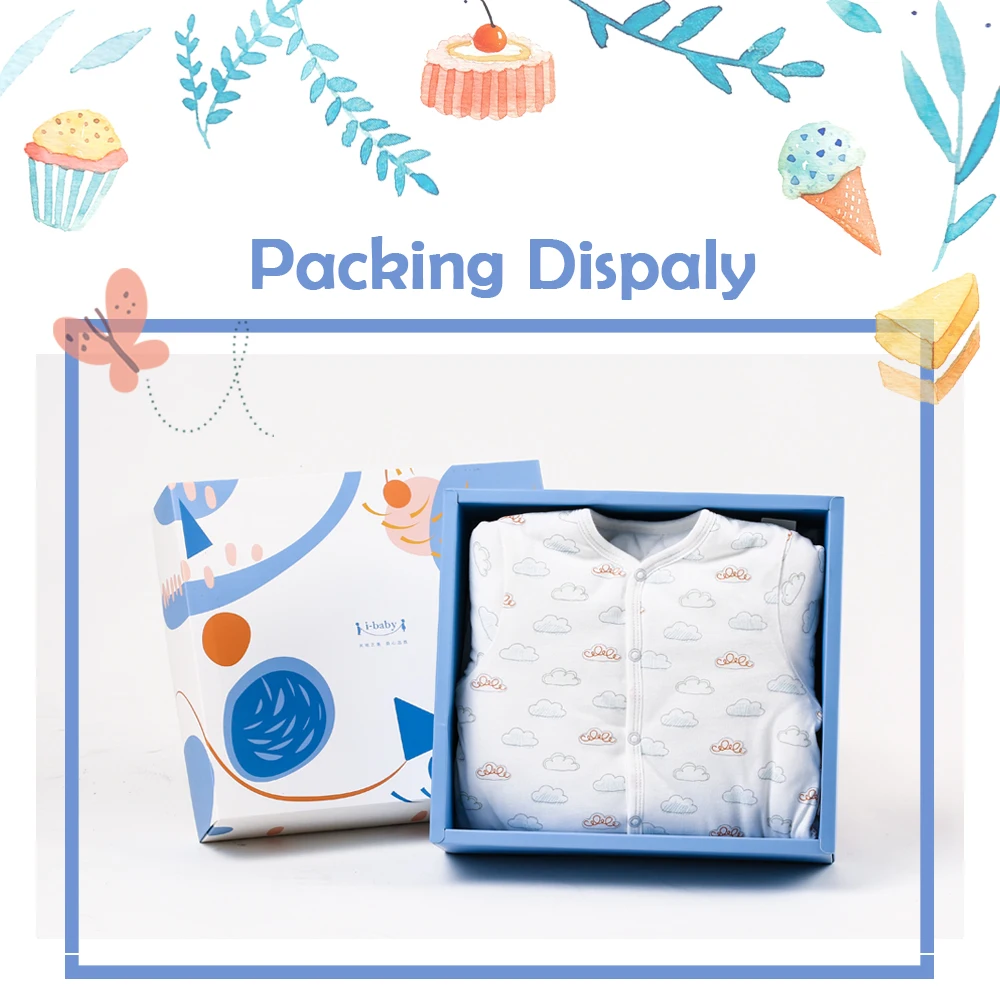 Детский хлопковый комбинезон i-baby Premium Matelasse PIMA кашемировый костюм одежда с