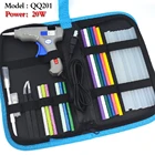 Набор клеевого пистолета, Электрический термоплавкий клей, инструменты для ремонта, профессиональный DIY 110-220 В 20 Вт с палочками в подарок