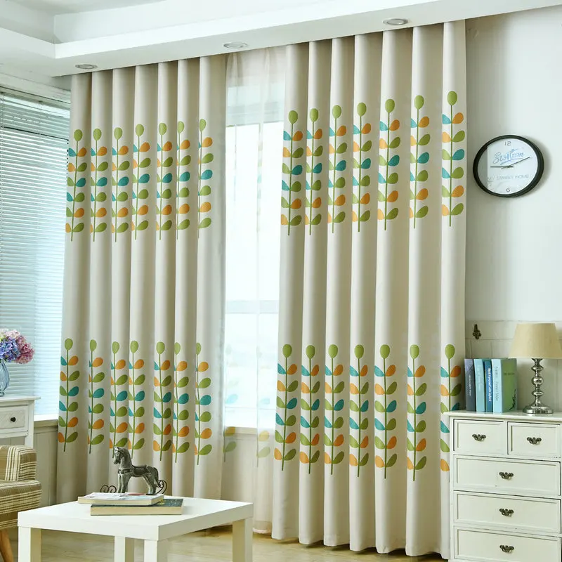 Затемняющие шторы в пасторальном стиле черные шелковые тюлевые занавески с