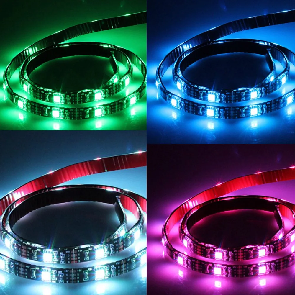 Светодиодная лента RGB 5050 1 м/2 м IP65 / IP20 | Лампы и освещение