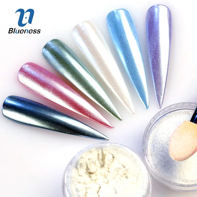 Blueness 0 2 г/кор. цветные украшения для ногтей блестящий порошок перламутровый