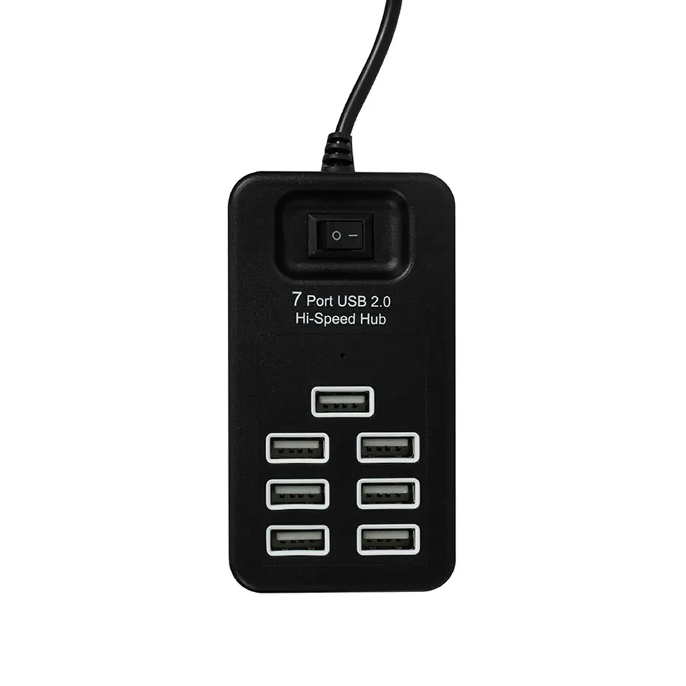 7 порты и разъёмы USB Настольная ступица Высокое скорость передачи синхронизации